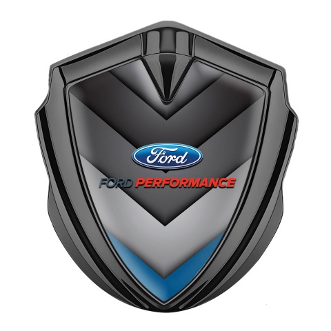 Ford Trunk Emblem Badge Graphite Monochrome Base Blue Fragment