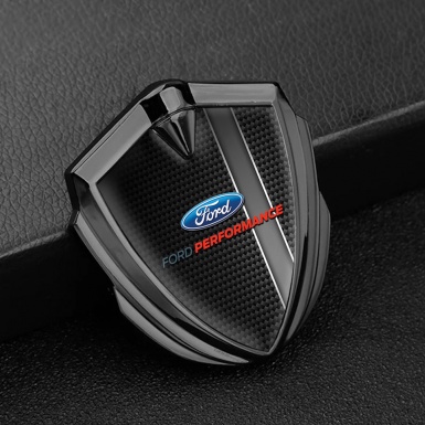 Ford Bodyside Domed Emblem Graphite Black Carbon Racing Stripe Design