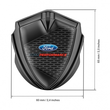 Ford Bodyside Badge Self Adhesive Graphite Dark Mesh Charcoal Elements