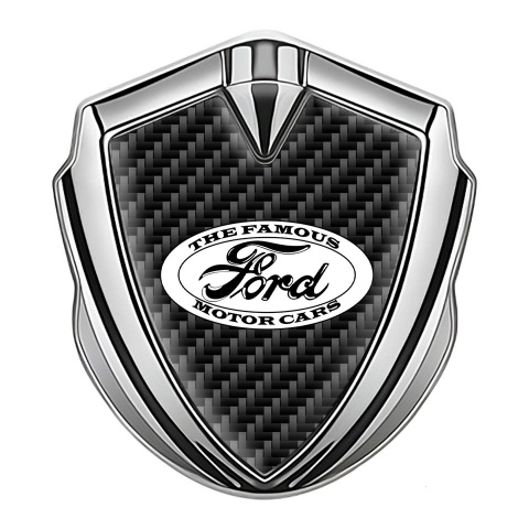 Ford Emblem Self Adhesive Silver Black Carbon Vintage White Edition