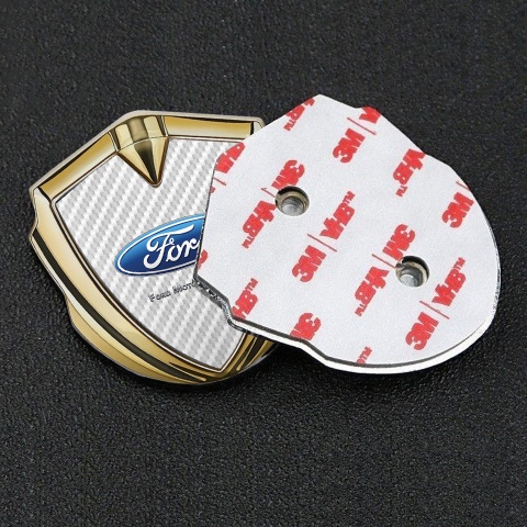 Ford Bodyside Emblem Badge Gold White Carbon Blue Classic Oval Logo