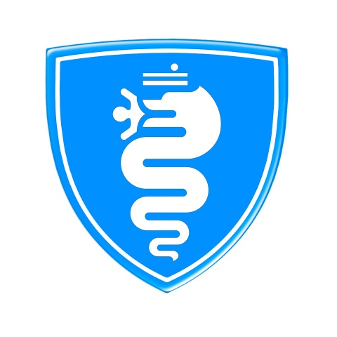 Alfa Romeo Emblem Silicone Sticker Domed Blue and White Logo