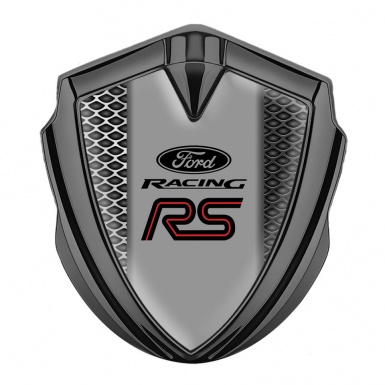 Ford RS Fender Emblem Badge Graphite Steel Grate Center Column Template