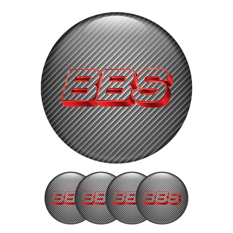 BBS Wheel Center Caps Emblem Carbon
