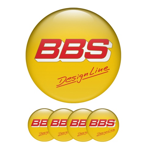 BBS Center Hub Dome Stickers Design Line