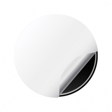 Pontiac Silicone Stickers Wheel Center Cap Black 3D Logo Ring
