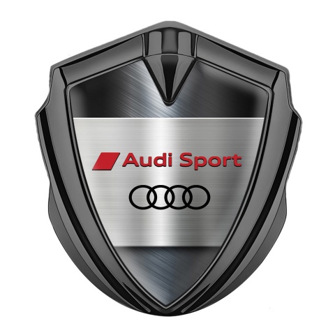 Audi Bodyside Emblem Self Adhesive Graphite Metallic Panel Edition