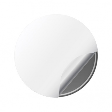 Pontiac Silicone Stickers Wheel Center Cap Grey 3D Logo Ring