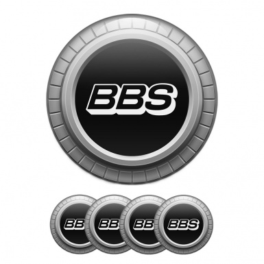 BBS Silicone Stickers Center Hub Ultramodern Ring Red Logo