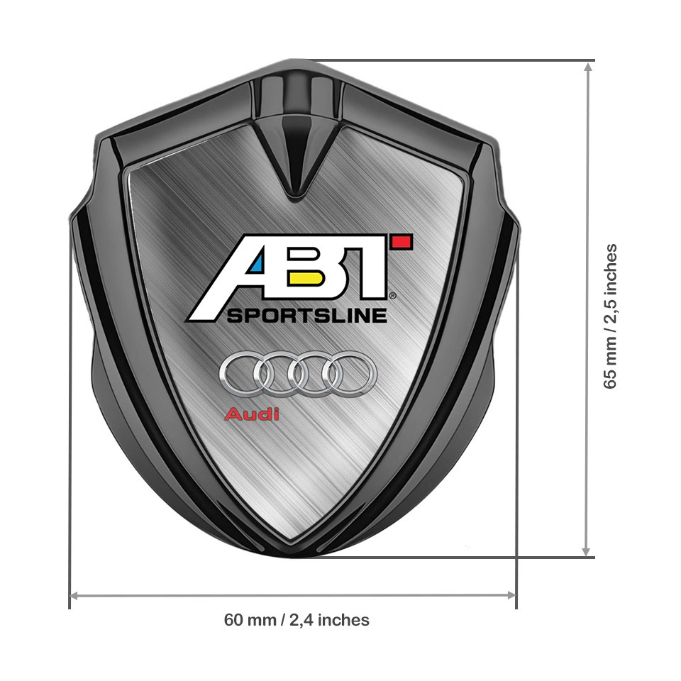 thumbnail image 2 of Audi Sport Car Sticker Kit – Mirror Brake Clip Adhesives (White) 2 of 6