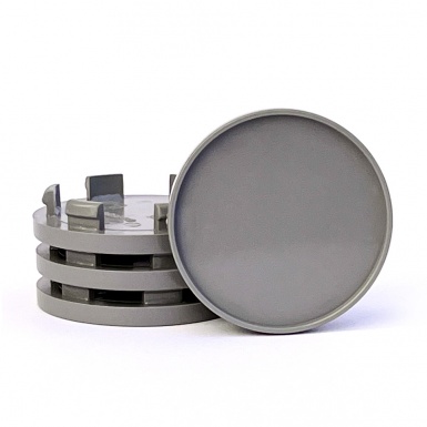 Wheel Center Caps Grey Outer Diameter 65 mm / Inner Diameter 56 mm