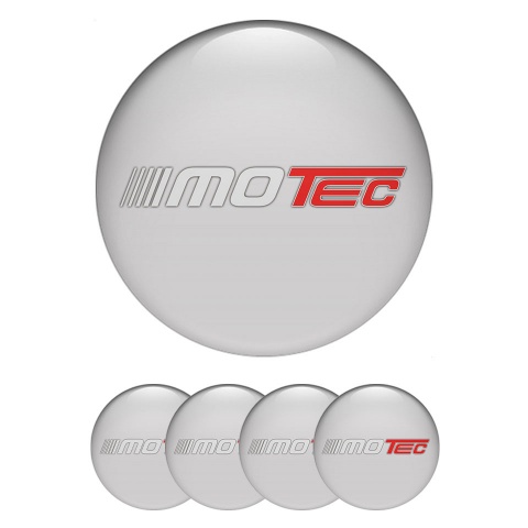 Motec Wheel Emblems for Center Caps Light Grey Edition