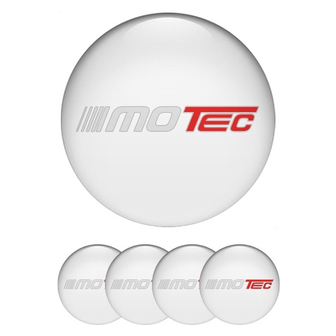 Motec Wheel Emblems for Center Caps White Pearl