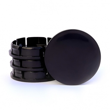 Wheel Center Caps Black Outer Diameter 60 mm / Inner Diameter 55 mm