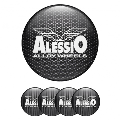 Alessio Emblems for Wheel Center Caps Honeycomb Edition