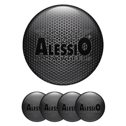 Alessio Wheel Stickers for Center Caps Perforated Motif