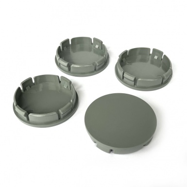 Wheel Center Caps Grey Outer Diameter 60 mm / Inner Diameter 55 mm