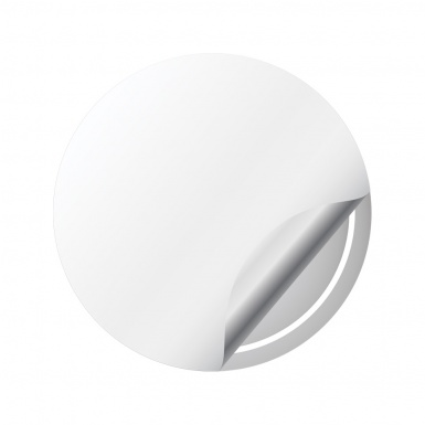 BMW Wheel Emblem for Center Caps Light Grey Classic Logo