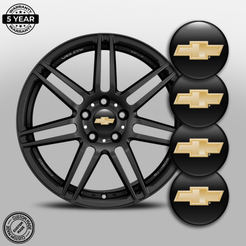 Chevrolet Wheel Emblem for Center Caps Black Desert Edition
