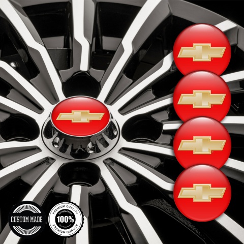 Chevrolet Emblem for Wheel Center Caps Red Desert Edition