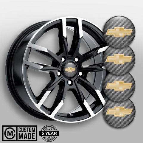 Chevrolet Emblems for Center Wheel Caps Carbon Desert Edition