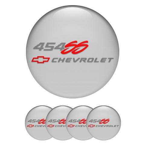Chevrolet SS Wheel Emblem for Center Caps Grey 454 Edition