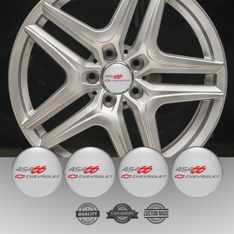Chevrolet SS Wheel Emblem for Center Caps Grey 454 Edition