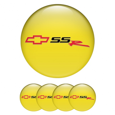 Chevrolet Emblem for Center Wheel Caps Yellow SSR Version