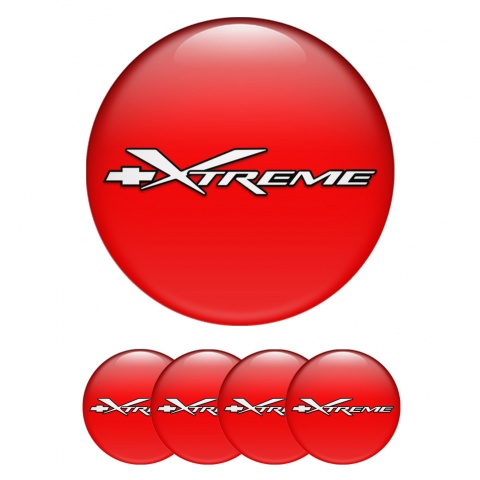 Chevrolet Emblem for Wheel Center Caps Red Xtreme Outline Edition