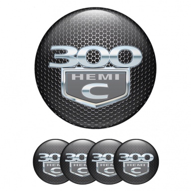 Chrysler 300c Wheel Emblem for Center Caps Dark Mesh Hemi Edition