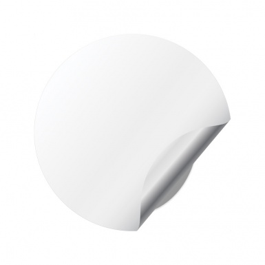 Citroen Silicone Stickers for Center Wheel Caps White Black Logo Variant
