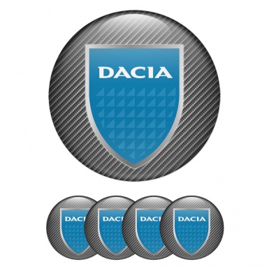 Dacia Wheel Emblem for Center Caps Carbon Glacial Shield