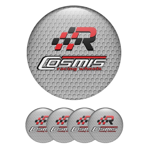 Cosmis Emblem for Center Wheel Caps Honeycomb Racing Design