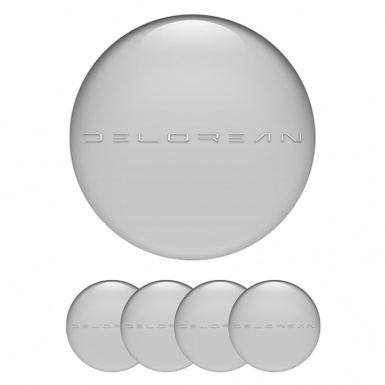 DMC Emblems for Center Wheel Caps Grey White Edition