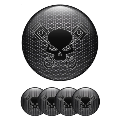 Grenzgaenger Wheel Emblem for Center Caps Dark Grate Black Version
