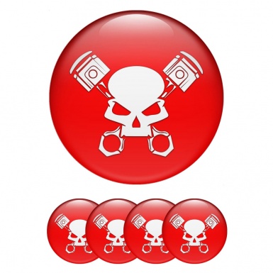Grenzgaenger Emblem for Center Wheel Caps Red White Version