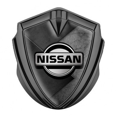 Nissan Emblem Self Adhesive Graphite Dark Panels Greyscale Edition