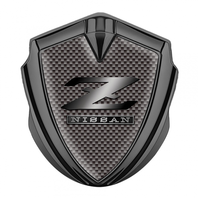 Nissan Bodyside Emblem Self Adhesive Graphite Grey Carbon Z Edition