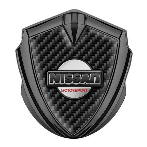 Nissan Emblem Badge Graphite Black Carbon Heavy Dark Logo Design