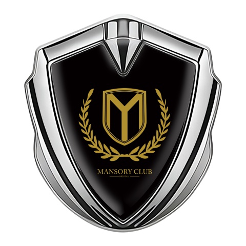 Mansory Club Emblem Self Adhesive Silver Black Big Copper Logo