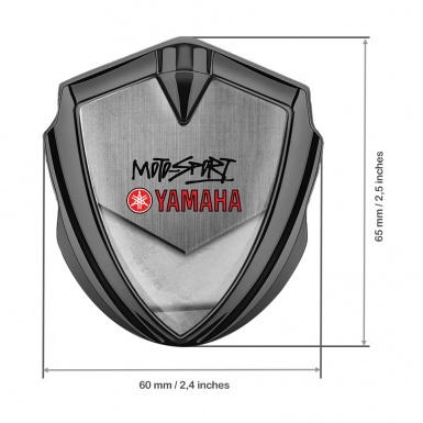 Yamaha Emblem Ornament Graphite White Stone Tablet Motorsport Edition