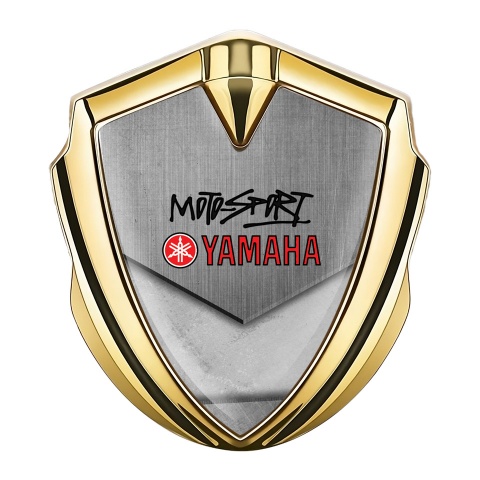 Yamaha Emblem Ornament Gold White Stone Tablet Motorsport Edition