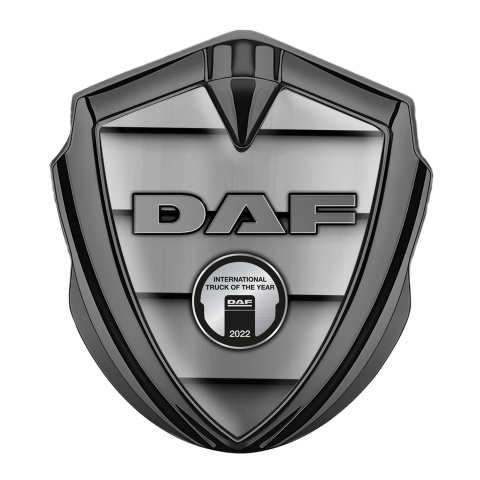 DAF Bodyside Emblem Self Adhesive Graphite Shutters Effect Classic Logo