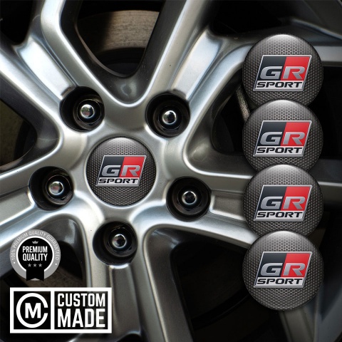 Toyota GR Sport Emblem for Wheel Caps Dark Mesh Edition