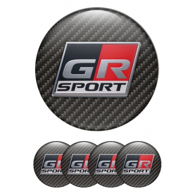 Toyota Emblem GR Sport for Wheel Caps Carbon