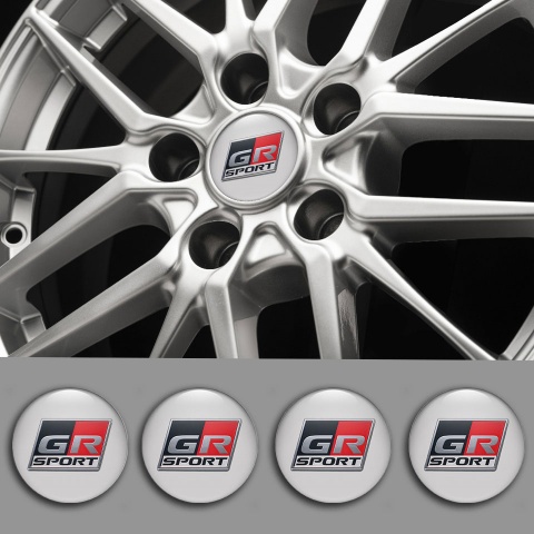 Toyota Emblem GR Sport for Wheel Caps Grey