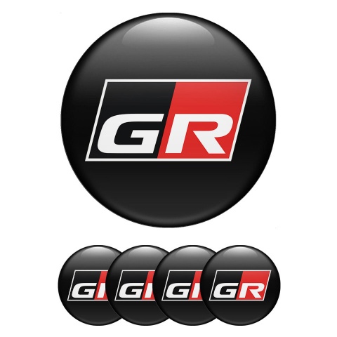 Toyota GR Emblem for Wheel Caps Black Edition