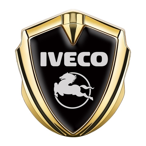 Iveco Bodyside Domed Emblem Gold Black Base Pegaso Edition