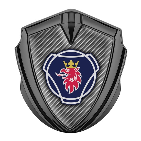 Scania Bodyside Emblem Self Adhesive Graphite Light Carbon Griffin Logo