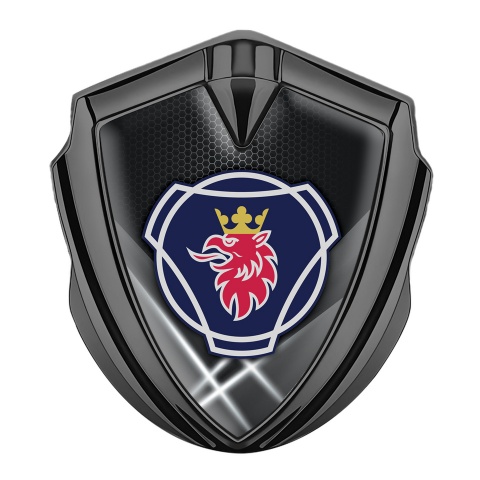 Scania Bodyside Emblem Self Adhesive Graphite White Beams Griffin Logo